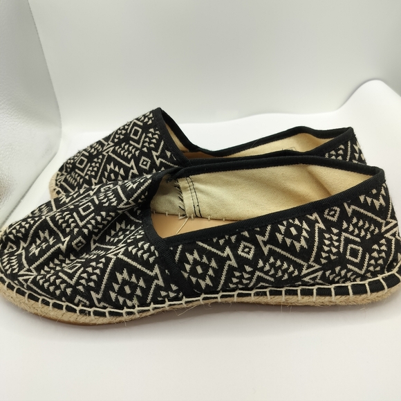J Crew Loafer Shoes Size 10 Woven Flats Moccasin Style Womens Espadrilles - Picture 7 of 8